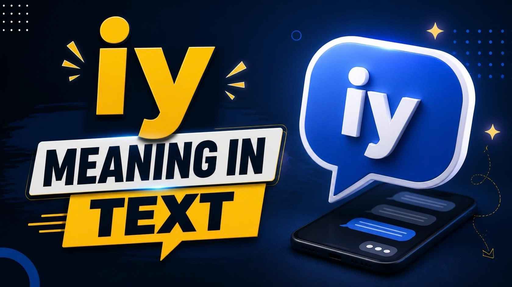 iy meaning in text